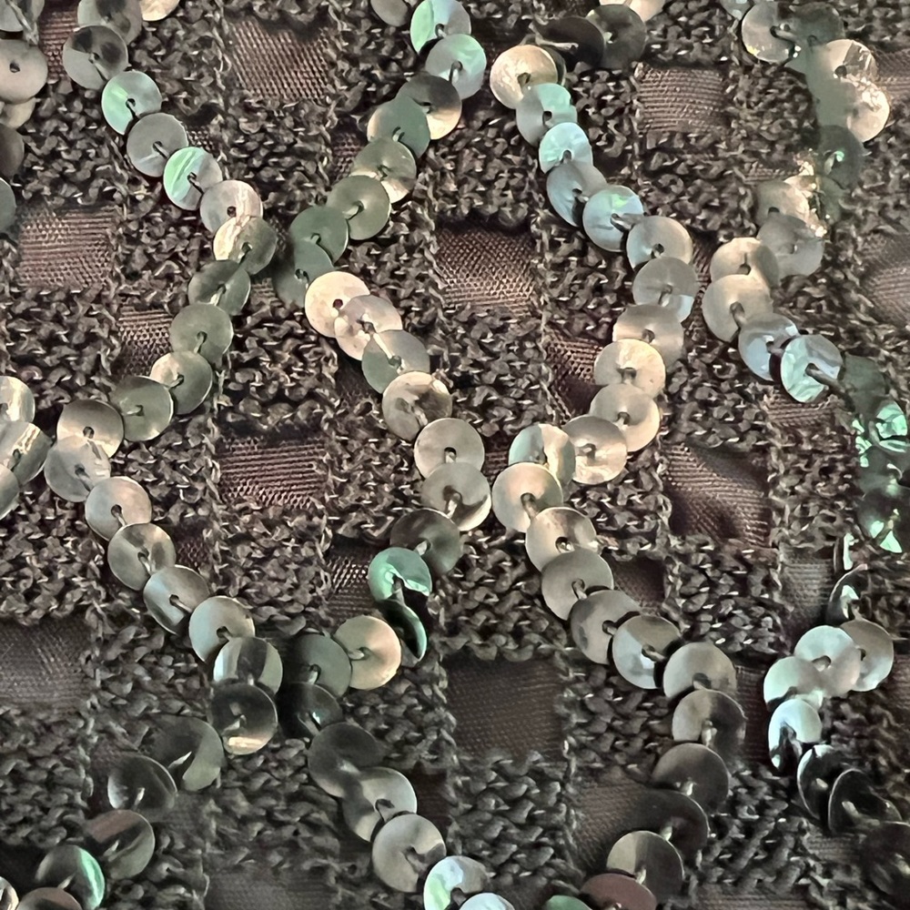 Vintage Sequined Sleeveless Top- Size S/M - Picture 6 of 7